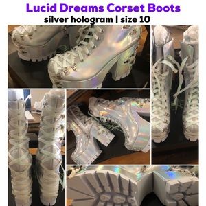 Lucid Dreams Corset Boots